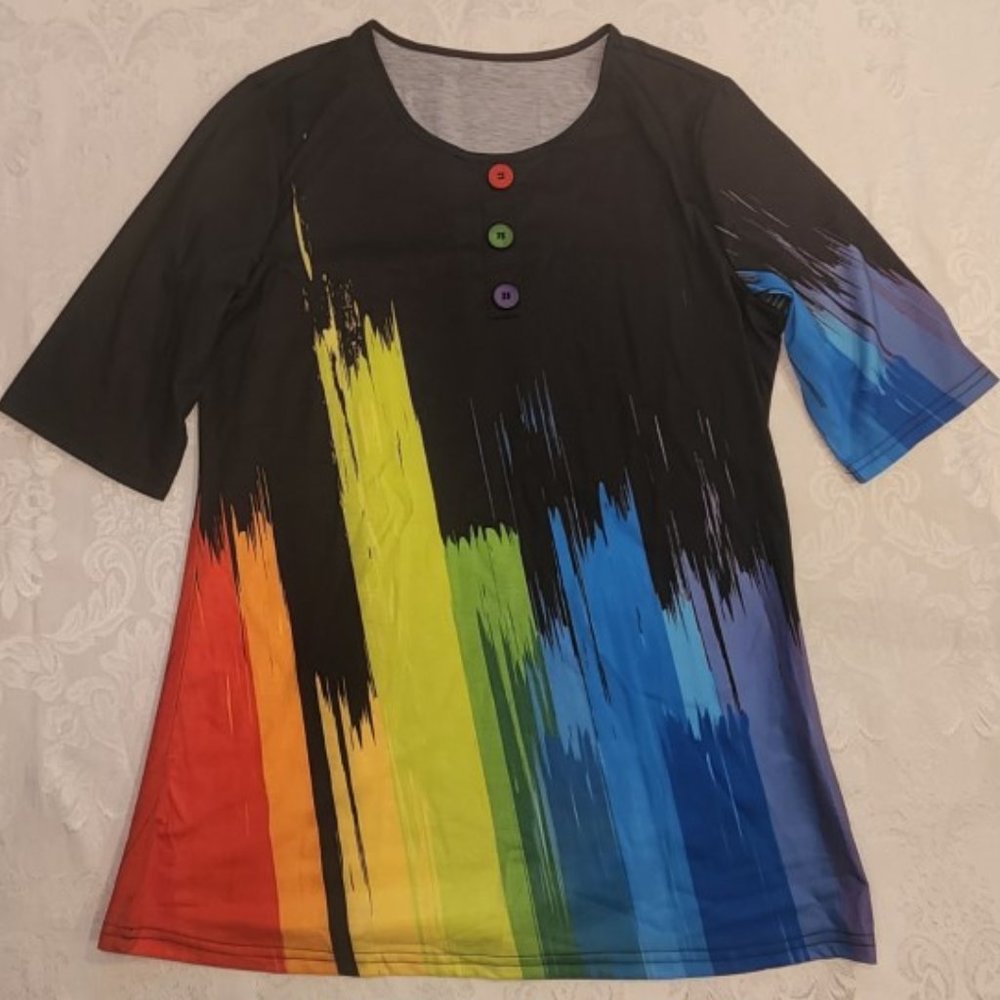 Casual Colorful Shirt NWOT